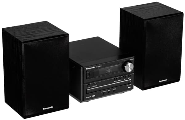 Panasonic SC-PM254EG-K, Kodin mikroaudiojärjestelmä, Musta, 1-suuntainen, DAB+, AC, 0,2 W
