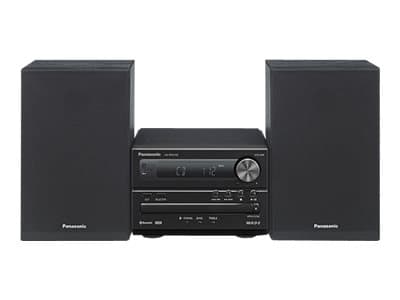 Panasonic SC-PM254EG-K, Kodin mikroaudiojärjestelmä, Musta, 1-suuntainen, DAB+, AC, 0,2 W musta