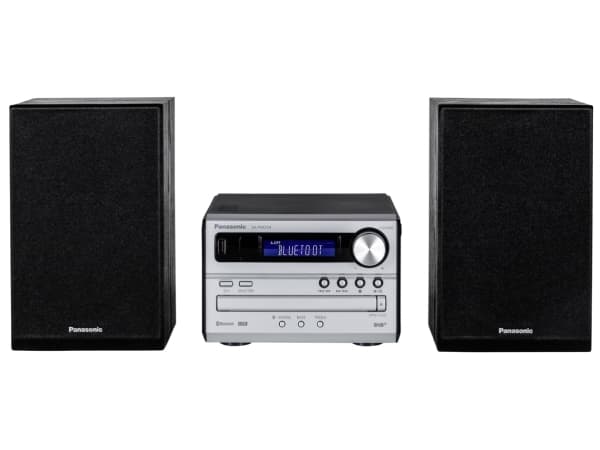 Panasonic SC-PM254 - Mikrosystem - 2 x 10 watt - sølv