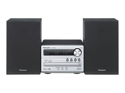 Panasonic SC-PM254 - Mikrosystem - 2 x 10 watt - sølv