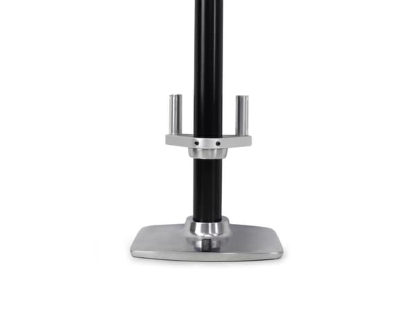 Ergotron LX Two-Stop Rotational Control Kit - Monteringskomponent (tang, spindel, krage, 2 stoppstenger) - anodisert sølv - stangmontering