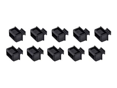StarTech.com 10 Pack SFP Dust Cover for Open SFP/SFP+ Slot, SFP Plug, Fiber Optic Dust Caps, SFP Port Anti-Dust Cover, Network Switch Port Protector,