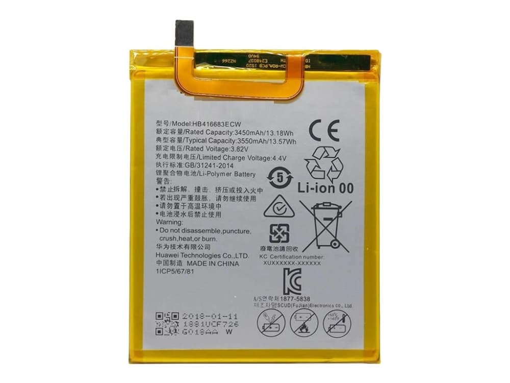 CoreParts - Batteri - Li-pol - 3450 mAh - 13.1 Wh - för Google Nexus 6P