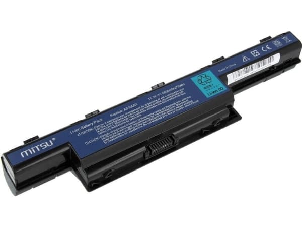 MiTSU BC/AC-4551H - Batteri til bærbar PC (tilsvarer: Acer BT.00605.065, Acer BT.00607.125, Acer BT.00607.126, Acer BT.00603.117, Acer BT.00605.062,