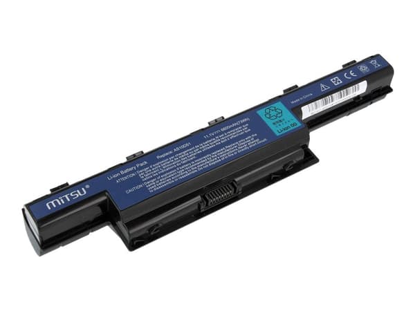 MiTSU BC/AC-4551H - Batteri til bærbar PC (tilsvarer: Acer BT.00605.065, Acer BT.00607.125, Acer BT.00607.126, Acer BT.00603.117, Acer BT.00605.062,