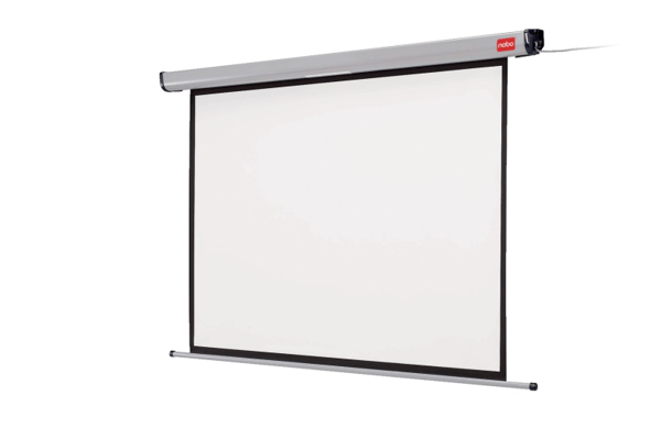 Nobo 160 x 120cm, Moottoroitu, 160 cm, 120 cm, 4:3, Valkoinen