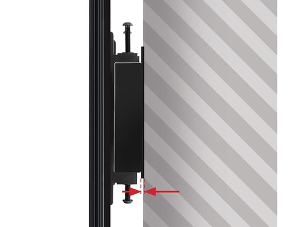 B-Tech BT8390-WFK1, Brakett, Sort, BT8390-VESA200F, 200T, 400F, 400T, 45 mm, 5 mm, 188 mm