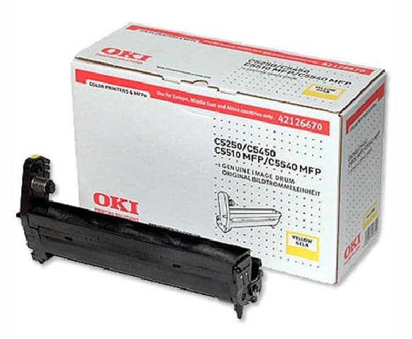 OKI - Gul - original - trommelsett - for C5150n, 5250dn, 5250n, 5450dn, 5450n, 5500n, 5510 MFP, 5510n MFP, 5540 MFP
