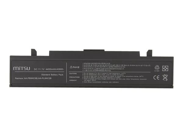 MiTSU BC/SA-R519 - Batteri til bærbar PC (tilsvarer: Samsung AA-PB9NC6B, Samsung AA-PB9NC6W, Samsung AA-PB9NS6B, Samsung AA-PB9NC5B, Samsung AA-PL9NC