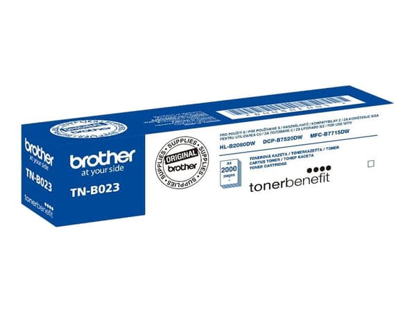 Brother TNB023 - Svart - original - tonerpatron - for Brother DCP-B7520DW, MFC-B7710DN, MFC-B7715DW