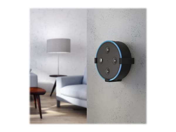 Hama Wall Bracket - Veggfeste for smarthøyttaler - svart - for Amazon Echo Dot 2nd Generation