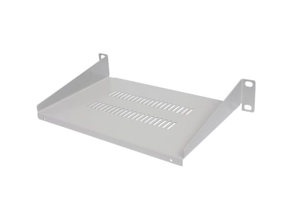 Intellinet 714983, Rackhylle, Grå, Stål, 25 kg, 1U, 25,4 cm (10")
