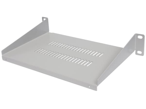 Intellinet 714983, Rackhylle, Grå, Stål, 25 kg, 1U, 25,4 cm (10")