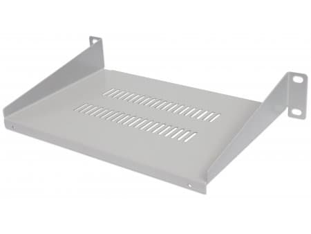 Intellinet 714983, Rackhylle, Grå, Stål, 25 kg, 1U, 25,4 cm (10")