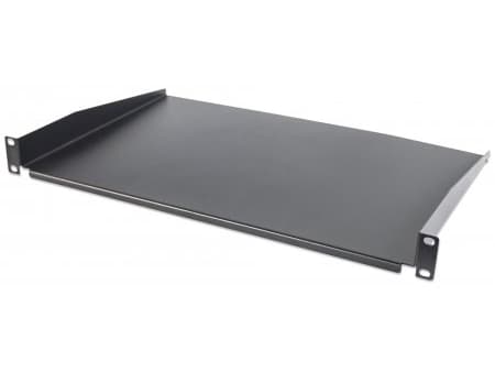 Intellinet 715102, Rackhylle, Sort, Stål, 25 kg, 1U, 48,3 cm (19")