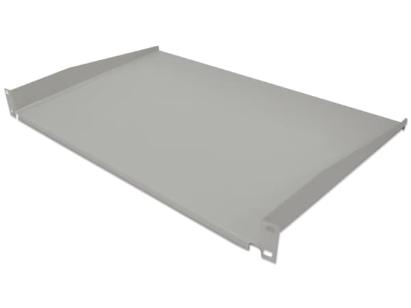 Intellinet 715119, Kehikon hylly, Harmaa, Terästä, 25 kg, 1U, 48,3 cm (19")