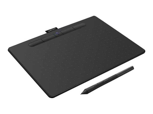 Wacom Intuos Creative Pen Medium - Digitaliserer - 21.6 x 13.5 cm - elektromagnetisk - 4 knapper - trådløs, kablet - USB, Bluetooth - svart