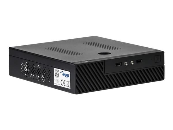 Akyga AK-100-01BK, Mini Tower, PC, Musta, Mini-ITX, Akryylinitriilibutadieenistyreeni (ABS), Galvanoitu teräs, Koti /Toimisto