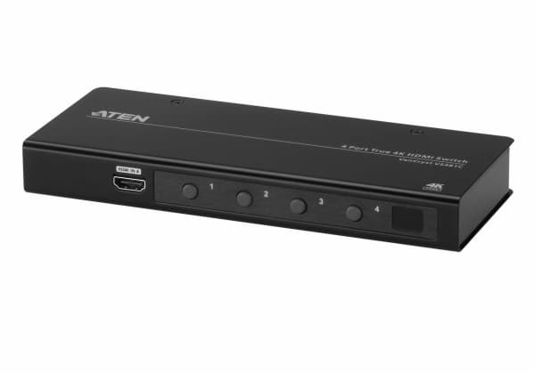 ATEN VS481C 4-Port True 4K HDMI Switch - Video/audio switch - 4 x HDMI - stasjonær