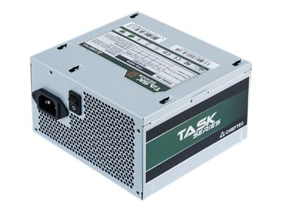 Chieftec TPS-400S - TASK Series - strømforsyning (intern) - ATX12V 2.3 - 80 PLUS Bronze - AC 115-230 V - 400 watt - aktiv PFC
