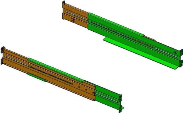 PowerWalker RK6, Asennussarja, Ruskea, Vihreä, 1U, VI 500-1500 R1U, 550 mm, 95 mm