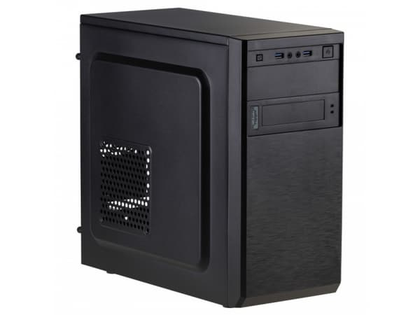 Akyga AK17BK - Tower - micro ATX - ingen strömförsörjning - svart - USB/ljud