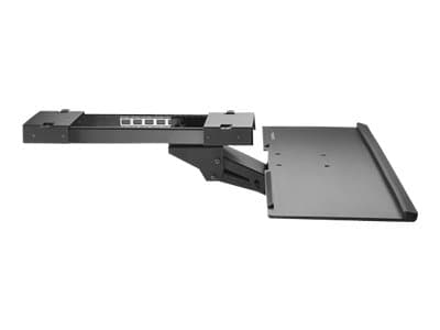 StarTech.com Under Desk-Mount Keyboard Tray - 26.4” Wide - Adjustable - Ergonomic Slide-Out Keyboard Shelf with Tilt and Swivel (KBTRAYADJ) - Tastatu