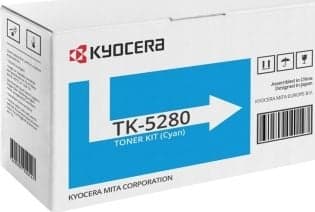 Kyocera TK 5280C - Cyan - original - tonersett - for ECOSYS M6235cidn, M6235CIDN/KL3, M6635cidn, M6635CIDN/KL3, P6235cdn, P6235CDN/KL3