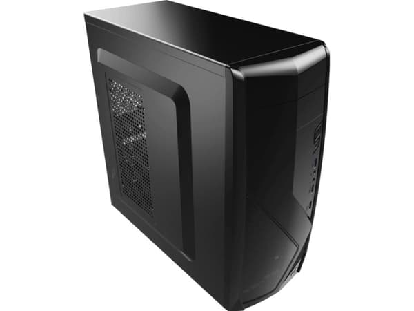 AeroCool PGS C Series CS-1102 - Black Edition - tower - ATX - ingen strömförsörjning (ATX) - svart - USB/ljud