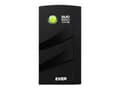 Miniatyrbilde 3 av 5: EVER DUO 550 AVR - UPS - AC 230 V - 330 watt - 550 VA - enkeltfase - blysyre - 5 Ah - USB - utgangskontakter: 4