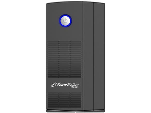 PowerWalker Basic VI 650 SB - UPS - AC 162 - 290 V - 360 watt - 650 VA - 5 Ah - USB - utgangskontakter: 2