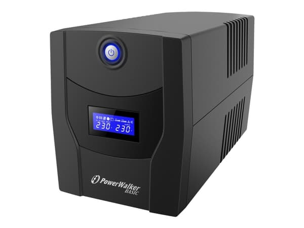 PowerWalker Basic VI 2200 STL - UPS - AC 162 - 290 V - 1320 watt - 2200 VA - 9 Ah - USB - utgangskontakter: 4 Sort