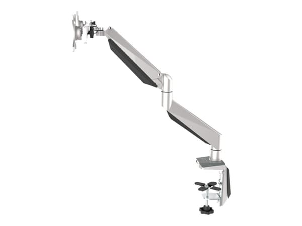 Neomounts NM-D750DX - Monteringssett - full bevegelse - for 2 LCD-skjermer - sølv - skjermstørrelse: 10"-27" - klemmemonterbar, malje, skrivebordsmon
