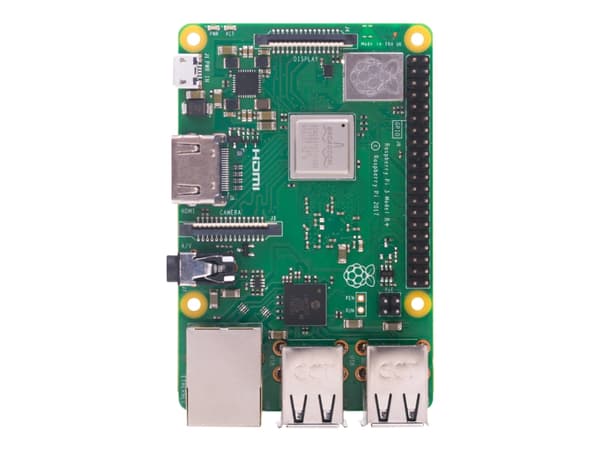 Raspberry Pi 3 Model B+ - Dator med ett kort - Broadcom BCM2837B0 / 1.4 GHz - RAM 1 GB - 802.11a/b/g/n/ac, Bluetooth 4.2