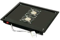 Triton - Rack-viftesett - med termostat - AC 220 V - RAL 7035
