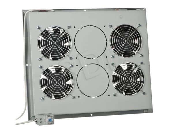 Triton - Fläktbricka för stativ - med 4 kylfläktar, termostat - AC 230 V