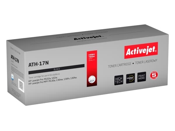 Activejet ATH-17N, 1600 sivua, Musta, 1 kpl