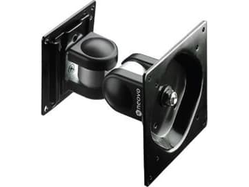Neovo PMK-01 - Monteringssett (svingtappveggmontering) - for flatpanel - aluminium, stål - svart - veggmonterbar - for Neovo E17, E17DA R12, F417, F4