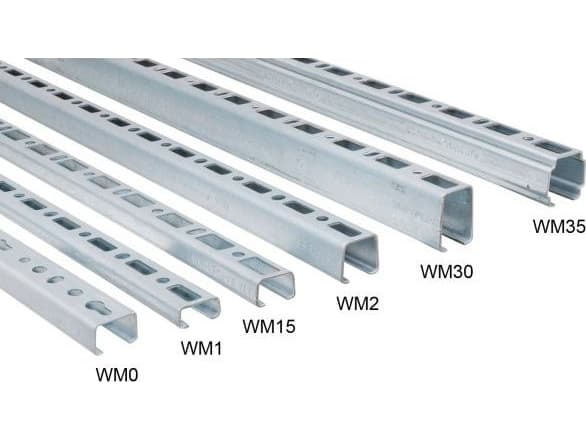 Walraven asennussarja 2m WM0 - Elforzinket RapidRail 27x18x1,2mm.