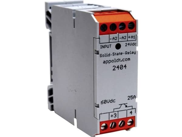 Appoldt Halvlederrelæ 2404 25 A Koblingsspænding (max.): 60 V/DC 1 stk