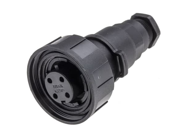 Bulgin PX0748/S Rund kontakt Koppling, rak Serie (rund kontakt): PX Totalt antal poler: 4 1 st