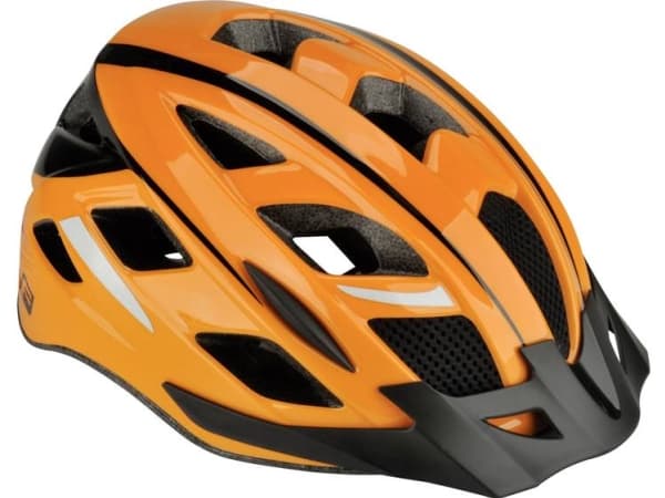 FISCHER FAHRRAD Urban Sport S/M MTB-hjelm Orange, Sort Konfektionsstørrelse=M