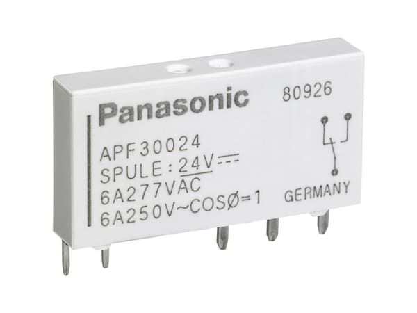 Panasonic APF30324 Tryckrelä 24 V/DC 6 A 1 x växelkontakt 1 st
