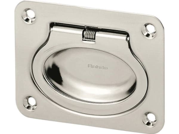 Rohde EE-01.R075.39 Klapgreb til undersænkede skruer Sølv (L x B x H) 75 x 10 x 58 mm 1 stk