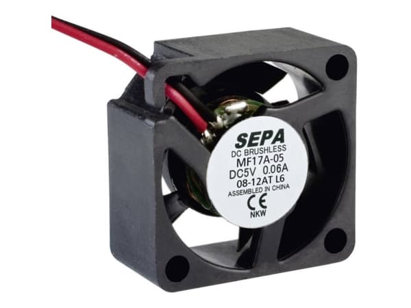 SEPA MF17A05 Aksial ventilator 5 V/DC 0.9 m³/h (L x B x H) 17 x 8 x 17 mm