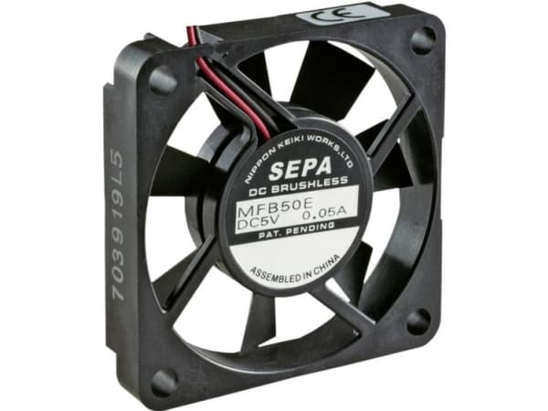 SEPA MFB50E12A Axialfläkt 12 V/DC 14,3 m³/h (L x B x H) 50 x 10,2 x 50 mm
