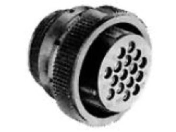 TE Connectivity 183073-1 Rundstik Stik, lige Samlet poltal: 24 Serie (rundstikforbindelse): CPC 1 stk