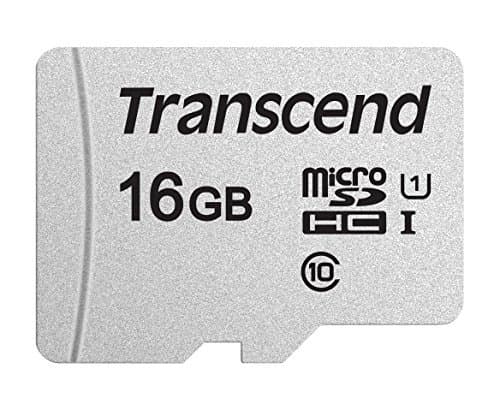 Transcend 300S - Flash-minneskort - 16 GB - UHS-I U1 / Class10 - microSDHC