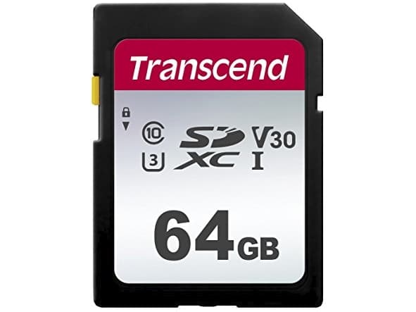 Transcend 300S - Flashminnekort - 64 GB - Video Class V10 / UHS-I U1 / Class10 - SDXC UHS-I