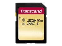 Transcend 500S - Flashminnekort - 64 GB - Video Class V30 / UHS-I U3 / Class10 - SDXC UHS-I